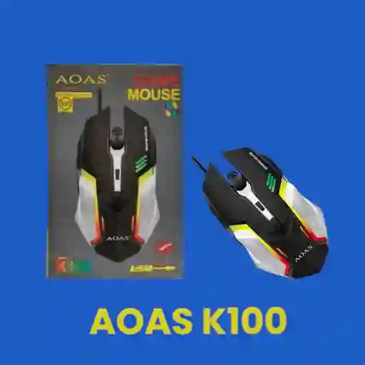 Mouse Gamer Aoas K100, Retroiluminado, Usb