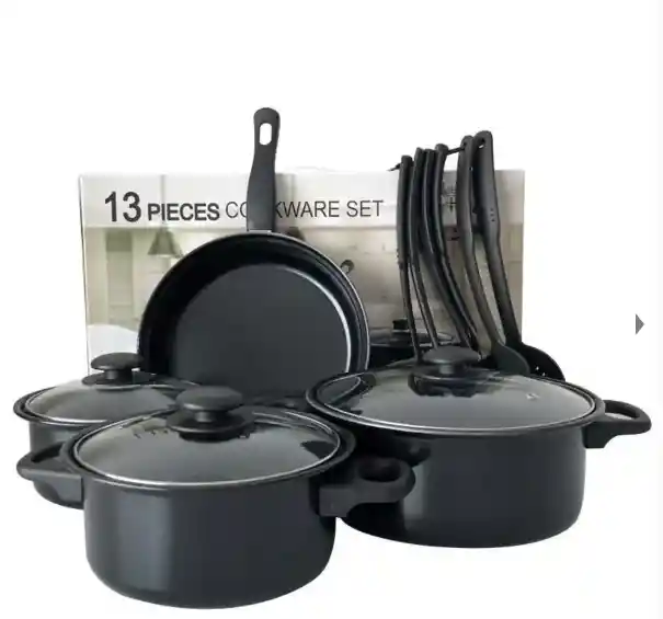 Set Sartenes 13pcs Negros