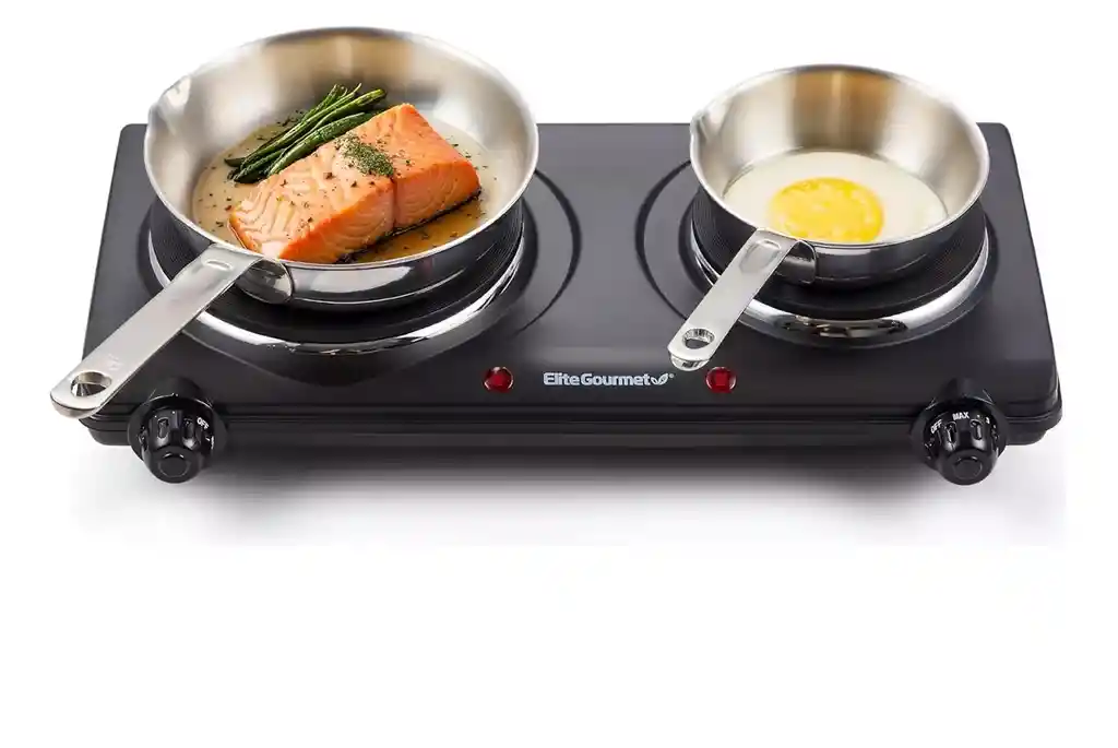 Estufa Eléctrica Portátil Cocina Dos Puestos 1700 W Bgs102b