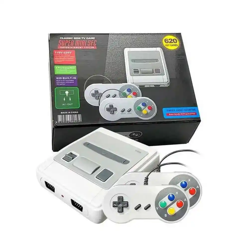 Mini Consola Retro Sfc Super Nintendo 620 Juegos