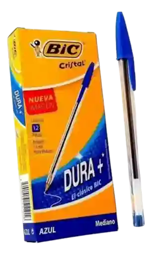 Caja De Esfero Bic X 12 Und Azul