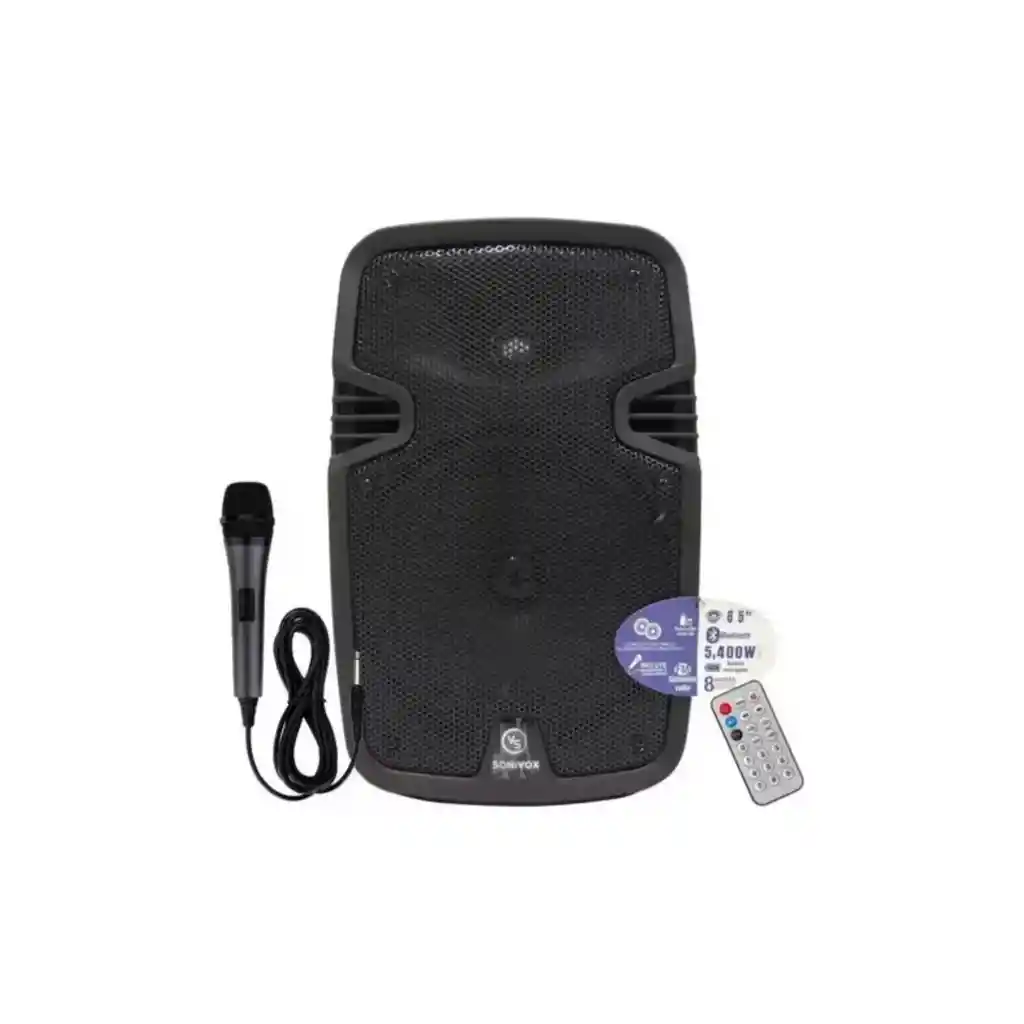 Cabina De Sonido 6.5" Pulgadas Sonivox Vs-ss2135 Negro