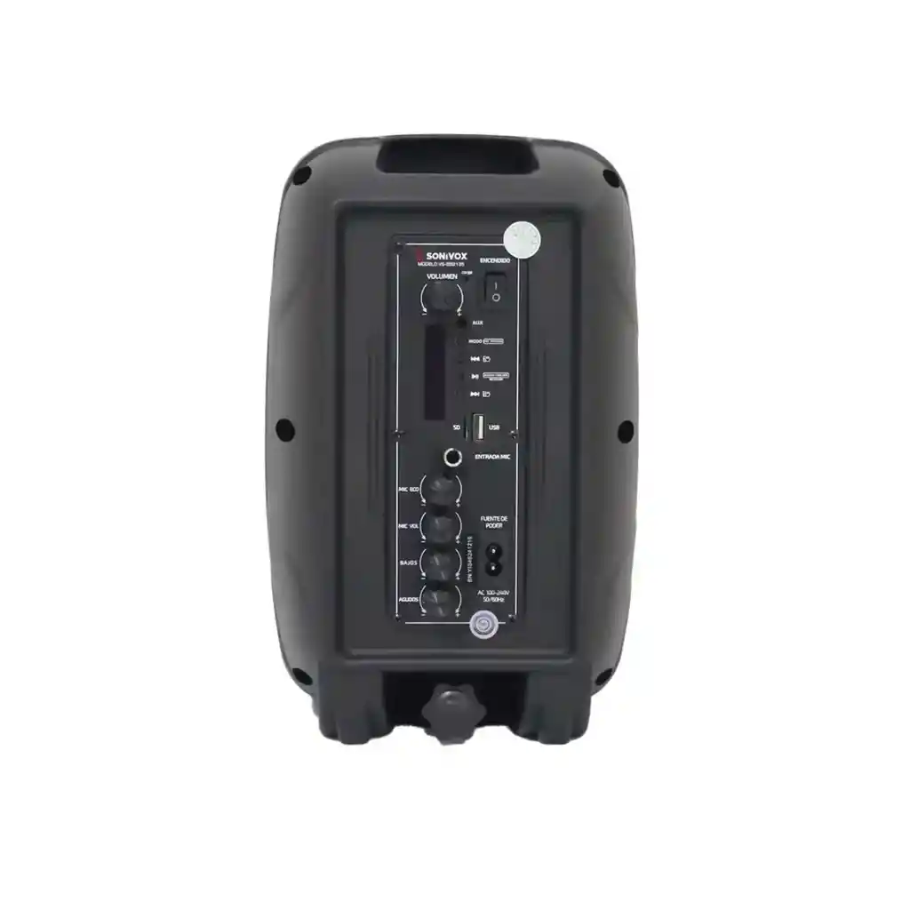 Cabina De Sonido 6.5" Pulgadas Sonivox Vs-ss2135 Negro