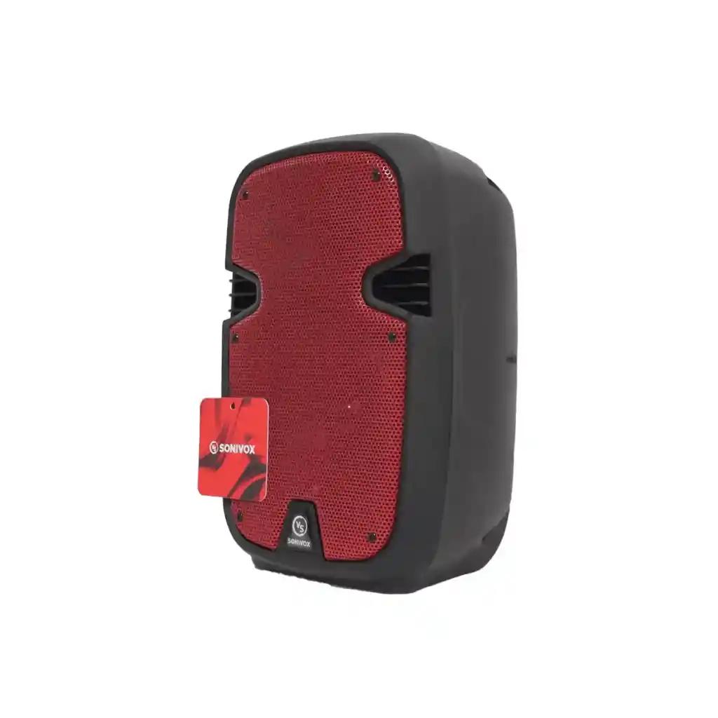 Cabina De Sonido 6.5" Pulgadas Sonivox Vs-ss2135 Rojo