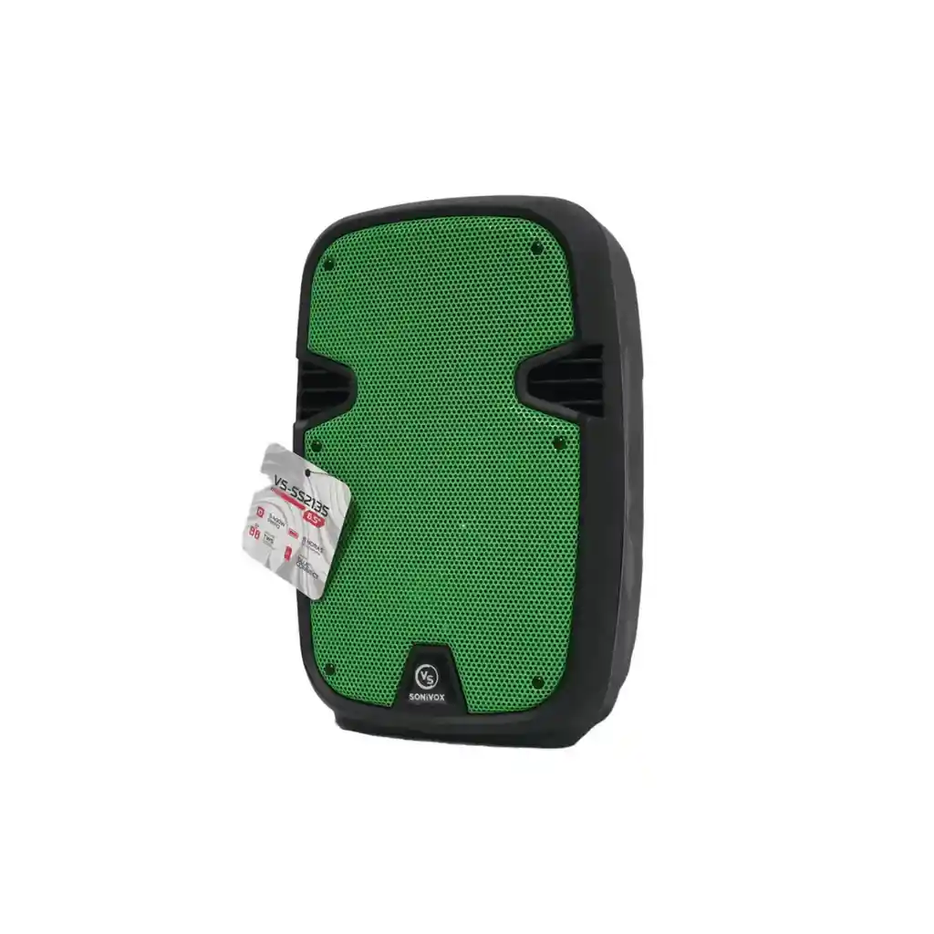 Cabina De Sonido 6.5" Pulgadas Sonivox Vs-ss2135 Verde