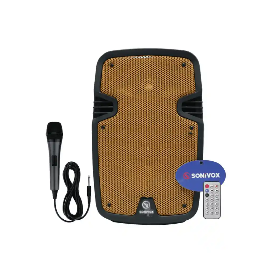Cabina De Sonido 6.5" Pulgadas Sonivox Vs-ss2135 Naranja