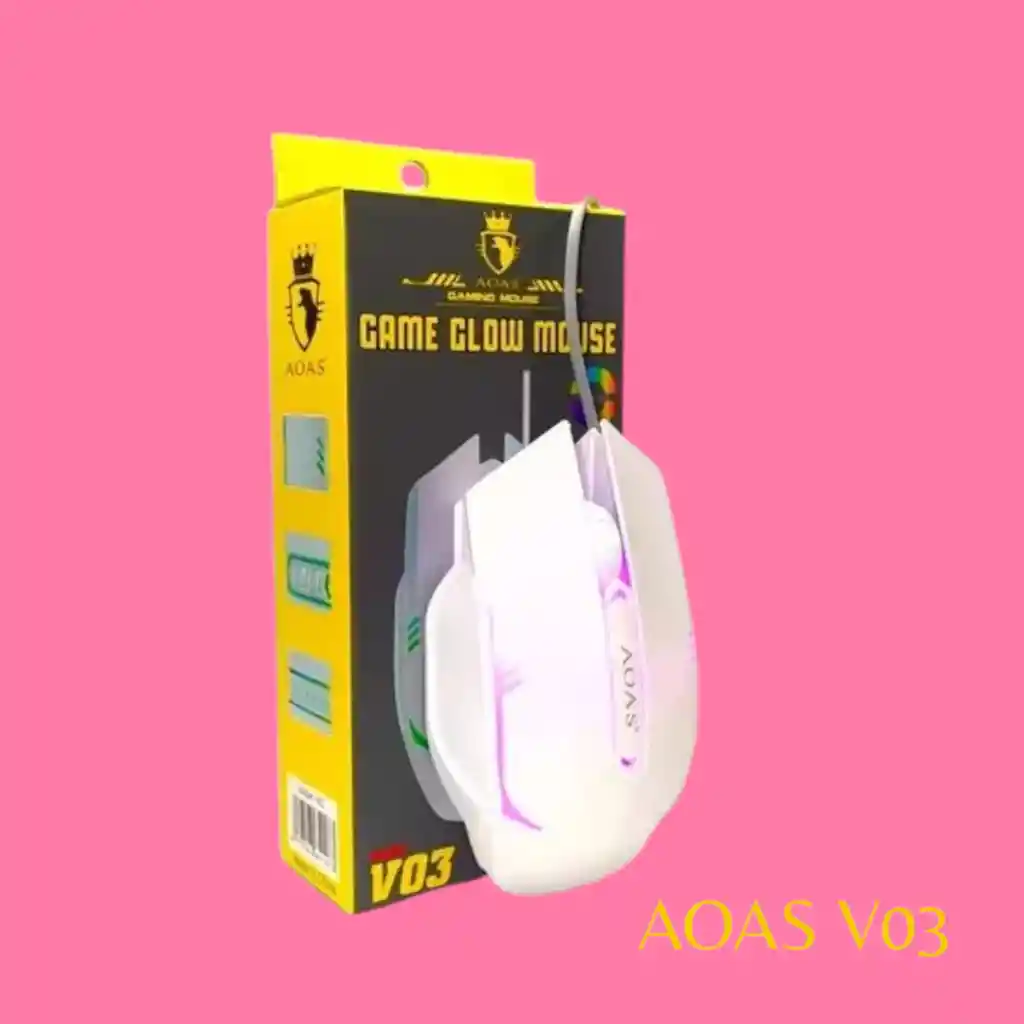 Mouse Gamer Aoas V03 / Blanco