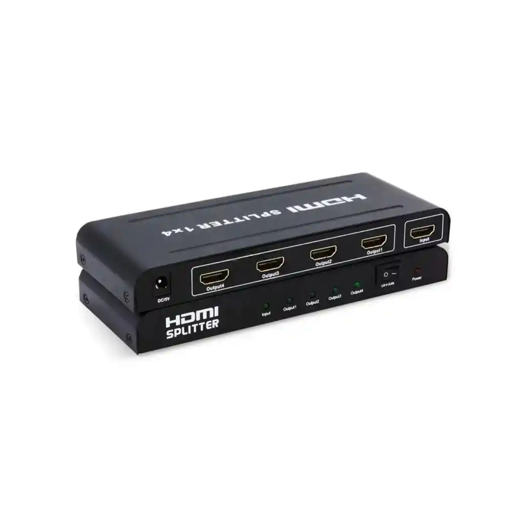 Splitter Hdmi 1 X 4 (1 Entrada 4 Pantallas) Ultra Hd