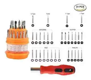 Destornillador Kit 31 En 1 Set De Precision Multi Uso