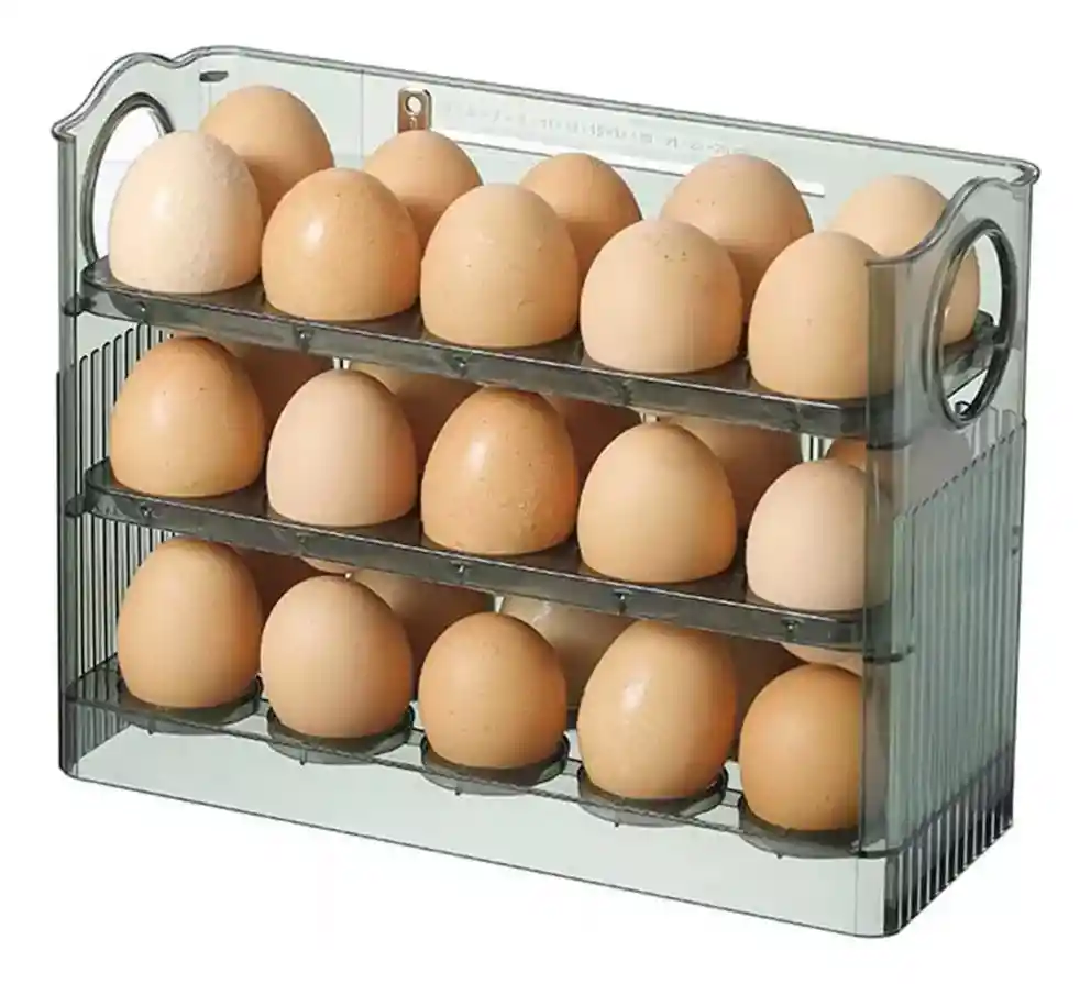 Organizador De Huevos 3 Niveles X30