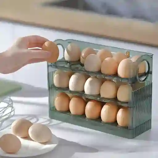 Organizador De Huevos 3 Niveles X30