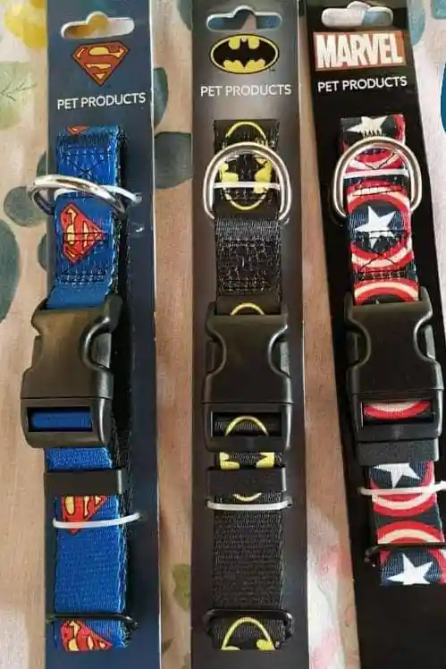 Collar Para Mascota Super Heroes S