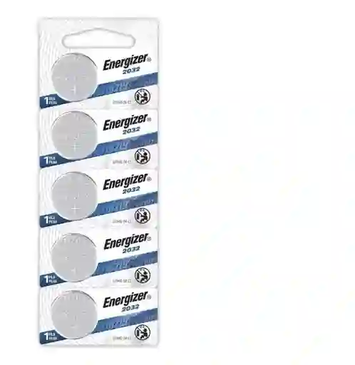 Pila Batería Energizer Cr2032 3v Lithio Pack X 5 Unidades