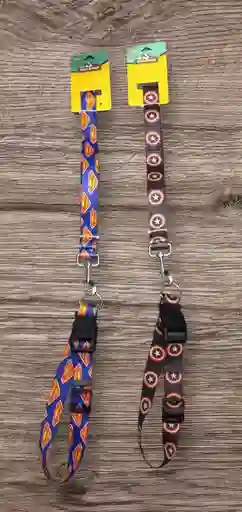 Collar + Correa Super Heroes Grande