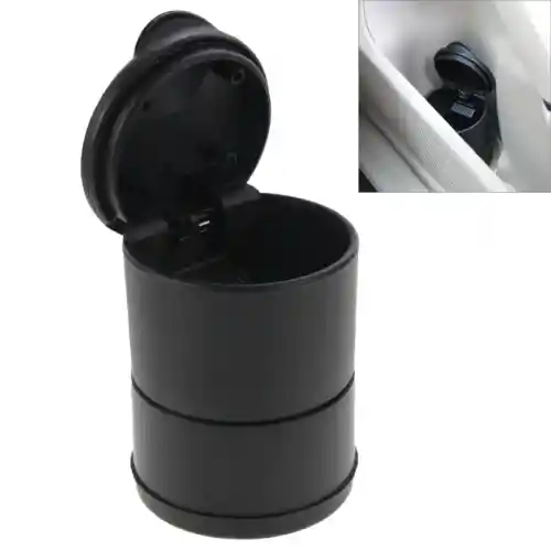 Cenicero Carro Portatil Mini Caneca Basura Con Tapa Anti Humo Plastico Fiesta Balcon