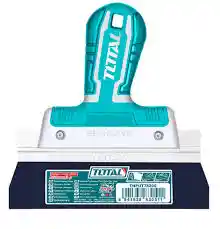 Espatula Inoxidable Para Drywall Total 8" Mango Caucho