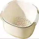 Cesta Con Escurridor Para Alimentos Tazon De Cocina Con Drenaje