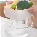 Cesta Con Escurridor Para Alimentos Tazon De Cocina Con Drenaje