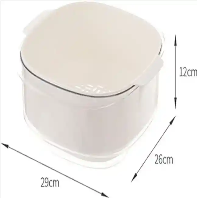 Cesta Con Escurridor Para Alimentos Tazon De Cocina Con Drenaje
