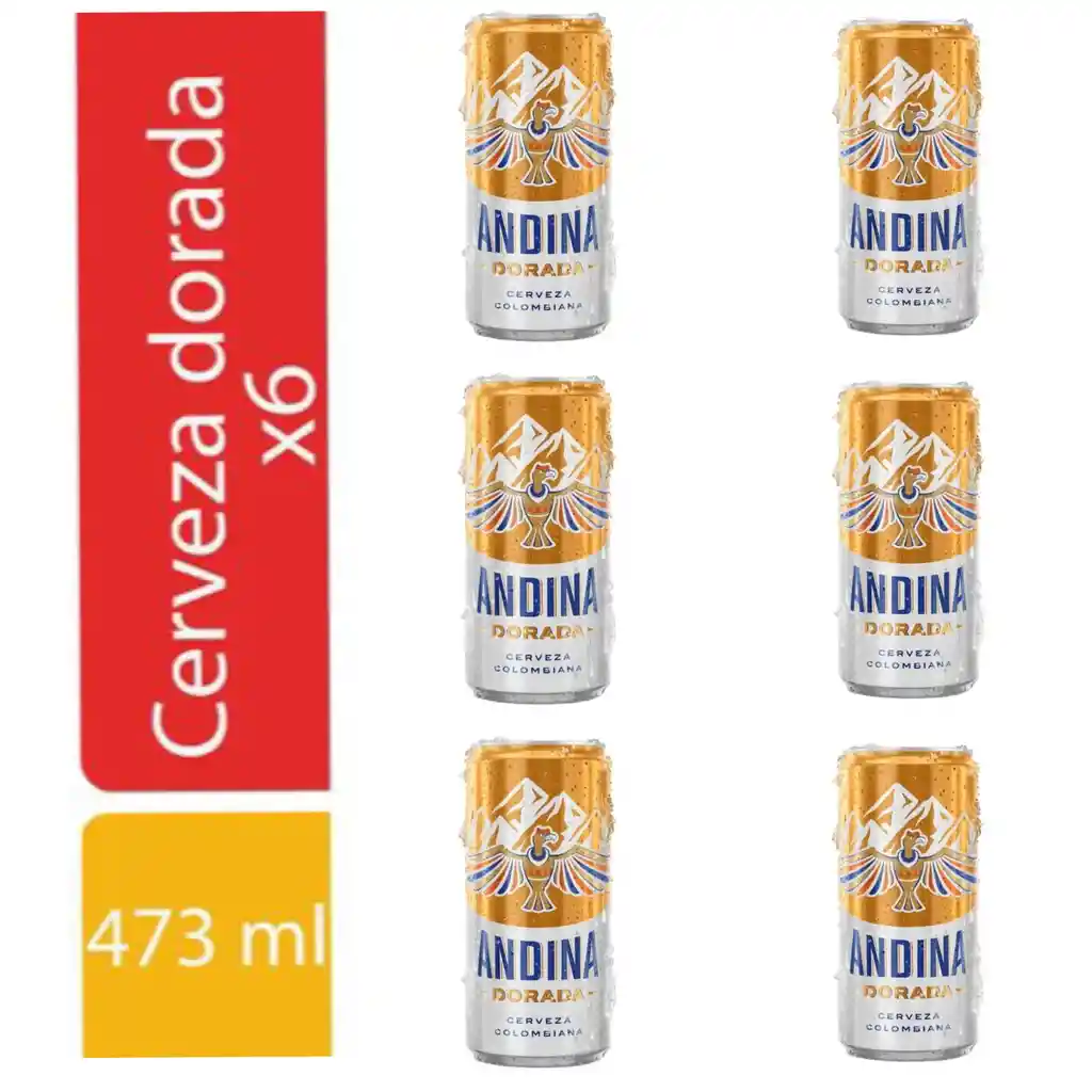 Andina Cerveza Latón Six Pack
