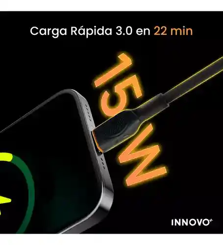 Cable Carga Rápida Datos Usb-c A Usb-c 3 Metros Calidad Premium Innovo