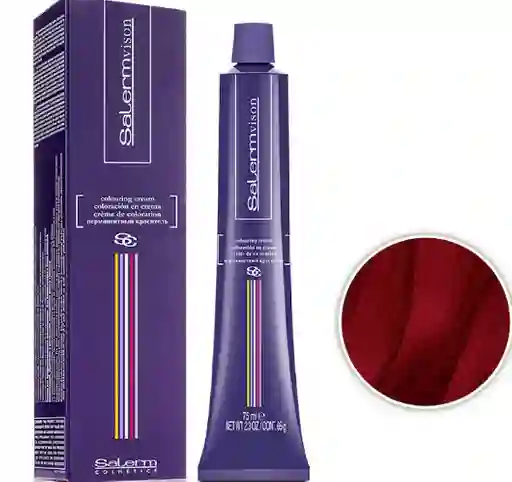 Salerm Tinte Tono 6.62 Rubio Oscuro Rojizo Perlado (incluye Peróxido, Guantes Y Tratamiento)