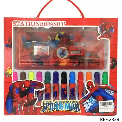 Kit Marcadores Spider-man
