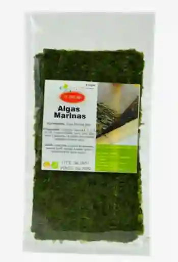 Alga Nori 4 Hojas Marca El Manjar