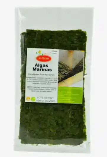Alga Nori 4 Hojas Marca El Manjar