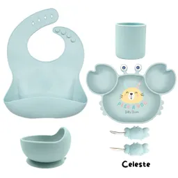 Set De Alimentación Complementaria Cangrejo Celeste