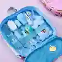 Kit De Aseo + Limadora De Uñas Para Bebé Recién Nacido Completo Nuevo Azul