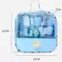 Kit De Aseo + Limadora De Uñas Para Bebé Recién Nacido Completo Nuevo Azul