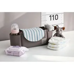 Organizador De Accesorios De Bebe Universal Para Coche Gris
