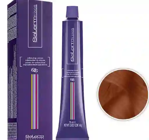Salerm Tinte Tono 7.44 Naranja (incluye Peróxido, Guantes Y Tratamiento)
