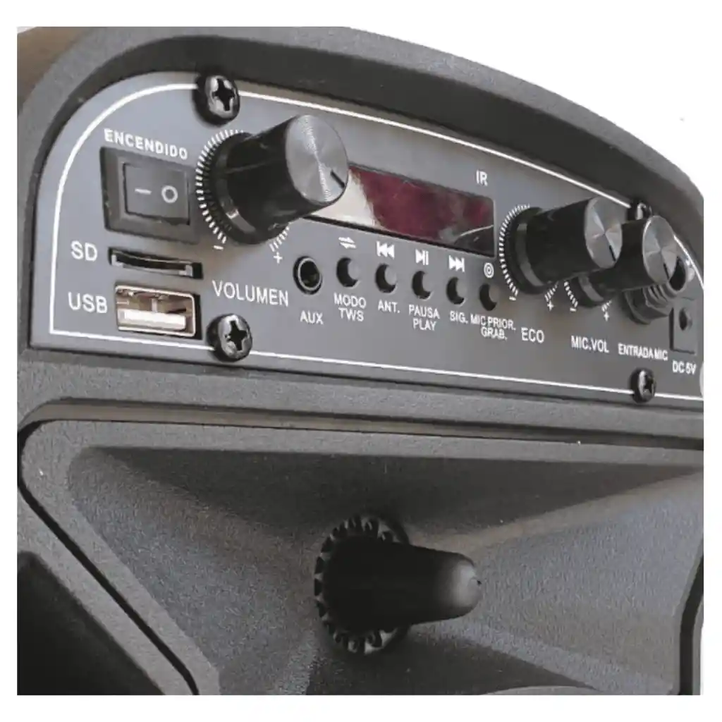 Parlante Sonivox 65 Pulgadas Vs-ps1862 Negro