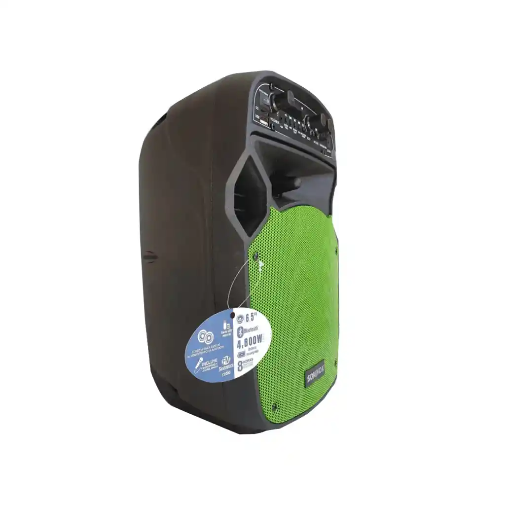Parlante Sonivox 65 Pulgadas Vs-ps1862 Verde