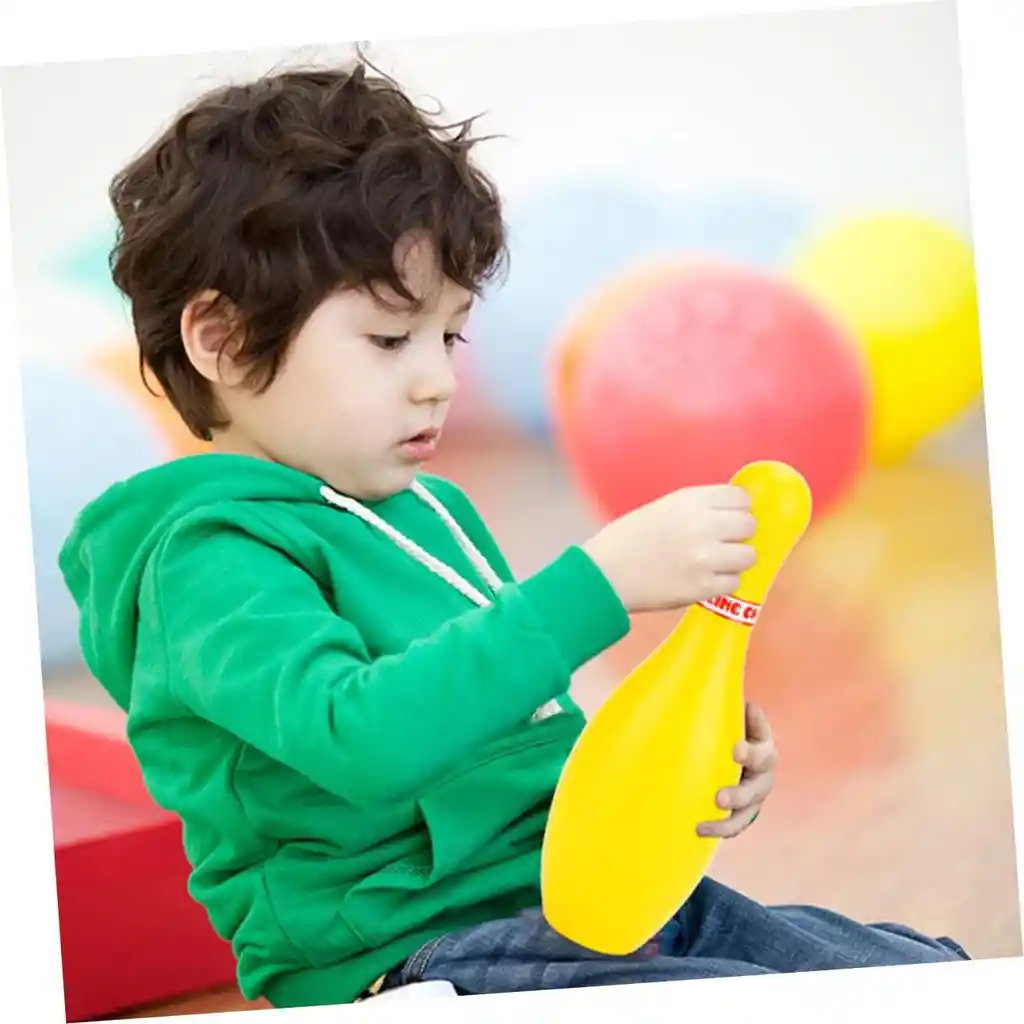 Juego De Bolos Para Niños Plástico De Alta Resistencia