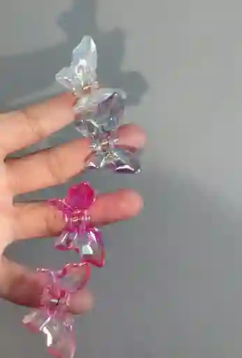 Gancho Mariposa Para El Cabello – Transparente Mediana X1un