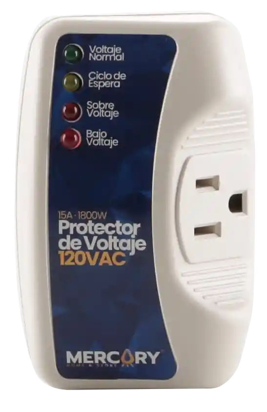 Protector De Voltaje 15a 1800w 120v Ac Blíster – Cuida Tus Electrodomésticos