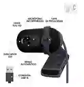 Logitech Brio 100 Webcam Full Hd 1080p, Tapa / Rightlight 2