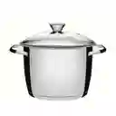 Olla Tramontina 22 Cm Gris Plata 5.7 Lt Acero Inoxidable 626