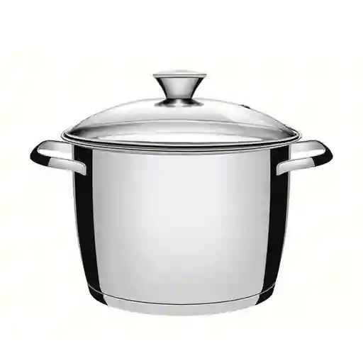 Olla Tramontina 22 Cm Gris Plata 5.7 Lt Acero Inoxidable 626