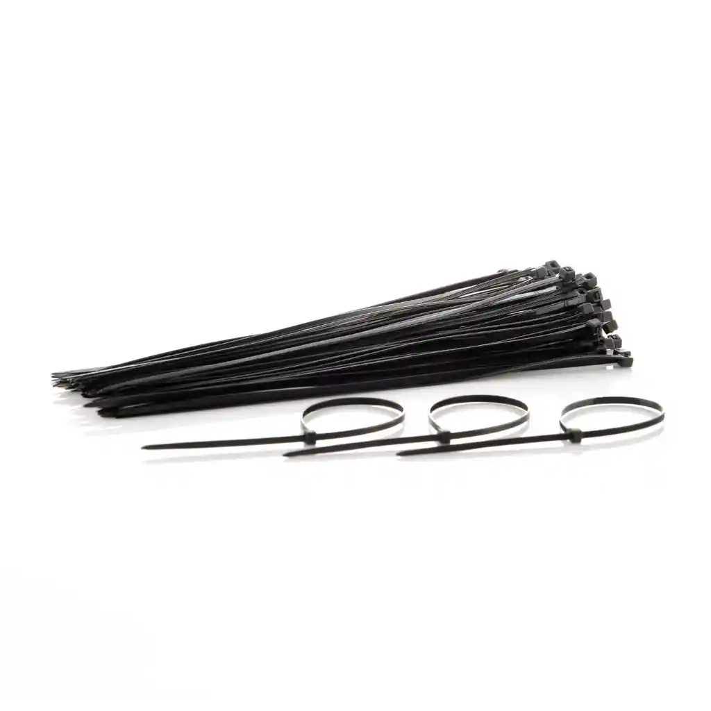 Correas De Amarre En Nylon 30 cm X 5 mm Negro Bridas De Sujeción Resistentes (bolsa 100 Unidades)