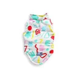 Chaleco 4xl Marfil Figuras Colores Rojo