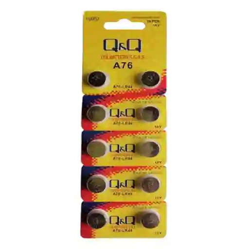 Pila Bateria De Boton Lr44 A76 Alcalina 1.5v / Unidad
