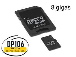 Memoria Micro Sd 8 Gigas