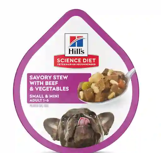 Hills Small Paws Adult 1-6 Stew With Beed Vegetables 99g