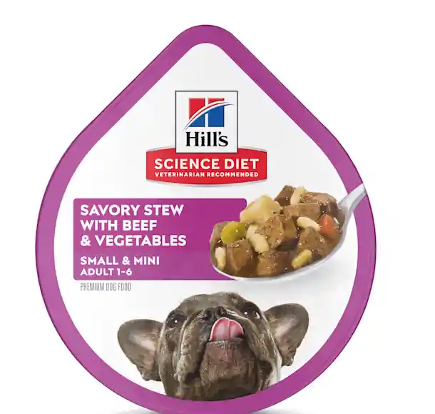 Hills Small Paws Adult 1-6 Stew With Beed Vegetables 99g