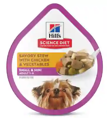 Hills Small Paws Adult 1-6 Stew With Chicken Vegetables 99g