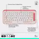 Kit Teclado Y Mouse Logitech Pop Icon, Español, Rosado